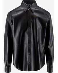 Dolce & Gabbana - Long-Sleeved Leather Jacket - Lyst