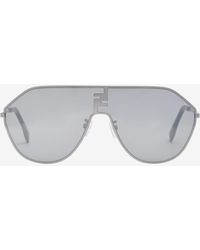 Fendi - Ff Match Mask-Shaped Sunglasses - Lyst