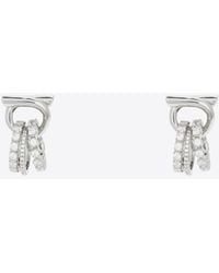 Ferragamo - Gancini Crystal Ring Drop Earrings - Lyst