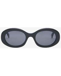 Celine - Triomphe Round-Shaped Sunglasses - Lyst