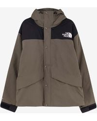 The North Face - Mountain Down Hooded Jacket - Lyst