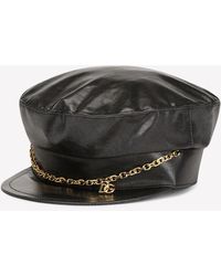 Dolce & Gabbana - Logo Chain Baker Boy Hat - Lyst