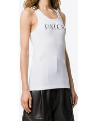 Patou - Iconic Logo Tank Top - Lyst