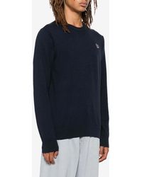Paul Smith - Zebra Patch Crewneck Sweater - Lyst
