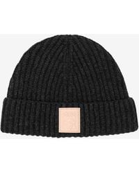 Loewe - Anagram Patch Cashmere Beanie - Lyst