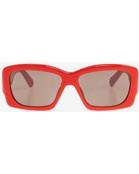 Jacquemus - Logo Print Rectangular Sunglasses - Lyst