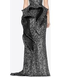 Maticevski - Rhyme Glittered Long Skirt - Lyst