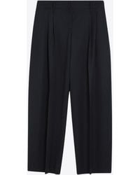 McQueen - Straight-Leg Wool Pants - Lyst