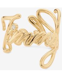 Jimmy Choo - Logo Script Ring - Lyst