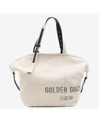 Golden Goose - Canvas Logo Print Tote Bag - Lyst