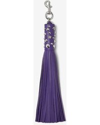 Versace - Studded Fringed Keychain - Lyst