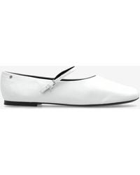 Tory Burch - Mary-Jane Leather Ballet Flats - Lyst