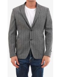 Tonello - Single-Breasted Wool Jacket - Lyst