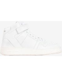 Saint Laurent - Greenwich Leather High-top Sneakers - Lyst