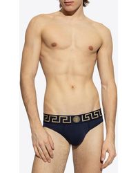 Versace - Medusa Elastic-Waist Briefs - Lyst