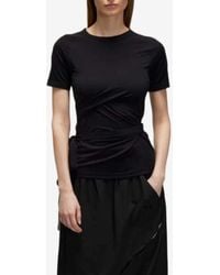 Y-3 - Short-Sleeved T-Shirt With Versatile-Ties - Lyst