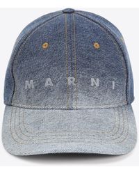 Marni - Degrade Denim Logo Baseball Cap - Lyst