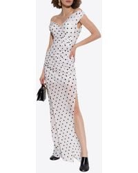 Jacquemus - Rita Off-Shoulder Polka Dot Maxi Dress - Lyst