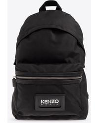 KENZO - Embossed Logo Patch Backpack - Lyst