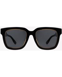 Gucci - Oversized Square Sunglasses - Lyst