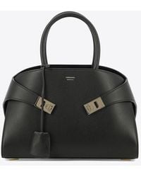 Ferragamo - Medium Hug Leather Top Handle Bag - Lyst