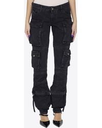 The Attico - Essie Skinny Cargo Jeans - Lyst