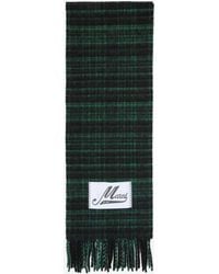 Marni - Checked Wool Mohair Blend Scarf - Lyst
