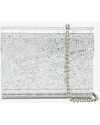 Jimmy Choo - Candy Coarse Glittered Acrylic Clutch Bag - Lyst