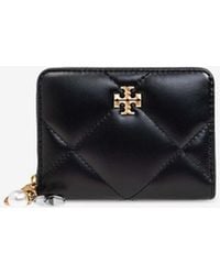 Tory Burch - Small Kira Quilted Zip-Around Wallet - Lyst