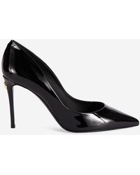 Dolce & Gabbana - Cardinale 90 Patent Leather Pointed Pumps - Lyst