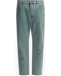 Valentino - Logo Patch Straight-Leg Jeans - Lyst