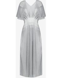 CFCL - Hypha Lucent Crease Midi Sheer Dress - Lyst