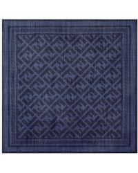 Fendi - Patterned Silk-Blend Scarf - Lyst