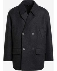 Fendi - Double-Breasted Wool Blazer - Lyst