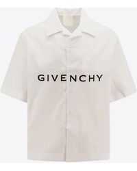 Givenchy - Logo-Print Short-Sleeved Shirt - Lyst