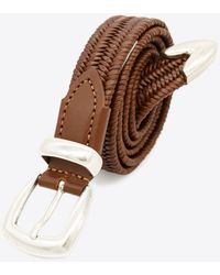 Eleventy - Interwoven Leather Belt - Lyst