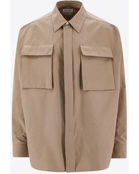 Alexander McQueen - Flap-Pockets Buttoned Shirt - Lyst
