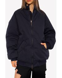 Balenciaga - Zip-Up Oversized Jacket - Lyst