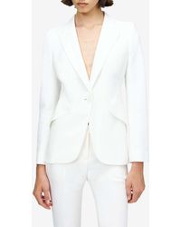 McQueen - Single-Breasted Buttoned Blazer - Lyst