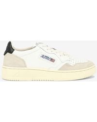 Autry - Medalist Leather And Suede Sneakers - Lyst