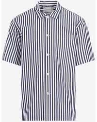Sacai - Short-Sleeved Striped Shirt - Lyst
