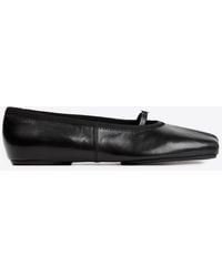 Givenchy - Square-Toe Ballet Flats - Lyst