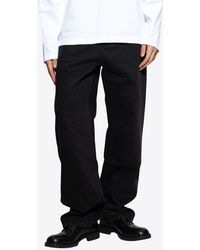Jacquemus - Embroidered Logo Straight-Leg Jeans - Lyst