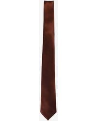 Saint Laurent - Classic Silk Twill Tie - Lyst