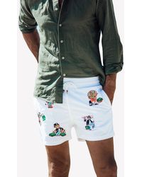 Les Canebiers - All-Over Roro Print Swim Shorts - Lyst