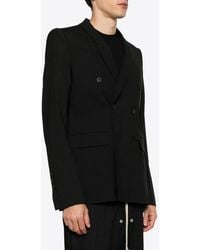 Rick Owens - Jmf Double-Breasted Blazer - Lyst