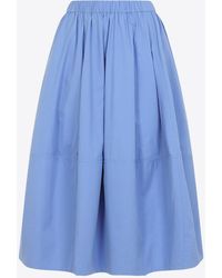 Co. - Flared Midi Skirt - Lyst