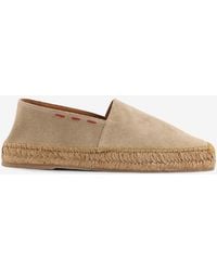 Kiton - Suede Logo Espadrilles - Lyst