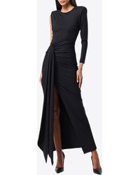 Mossman - Power Trip Draped Maxi Dress - Lyst