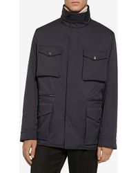 Dolce & Gabbana - Sartoriale Stand-Up Collar Utility Jacket - Lyst